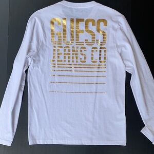 New GUESS Mens Long Sleeve Shirt SZ M